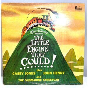 Walt Disney Vintage Disneyland Record "The Little Engine That Could" Plus Casey
